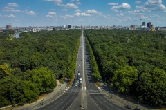 Le parc central de Tiergarten et l’avenue du 17 juin