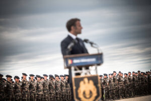 E. Macron in Rumänien, 15. Juni 2022 (Copyright Imago)