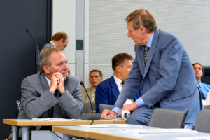 Wolfgang Schäuble und Karl Lamers, Berlin, 3. Juli 2001