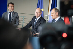 Treffen des Weimarer Dreiecks in Berlin, 15.03.2024 (Copyright: Imago)