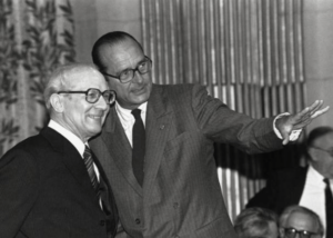 Honecker et Chirac à la mairie de Paris (Copyright: Actualités diplomatiques/MEAE)