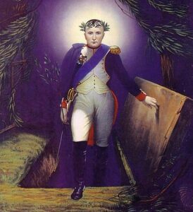 Napoleon als Christus von Jean-Pierre- Marie Jazet (1788-1870) (Copyright: Wikimedia Commons)