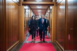 Radosław Sikorski und Annalena Baerbock in Berlin, 30. Januar 2024