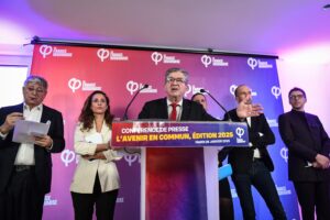 Jean-Luc Mélenchon am 28. Januar 2025 (Copyright: Alamy)