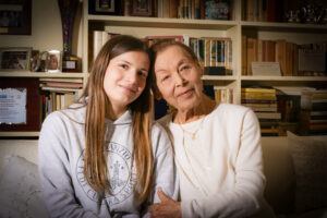 Edith Bruck wurde mit 13 deportiert. Hier mit Stefania (Copyright: Karine Sicard Bouvatier)
