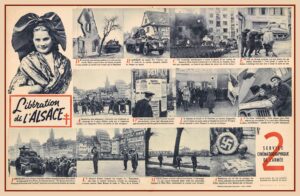 Propagandaposter der französischen Armee aus 1945 (Copyright: Alamy)