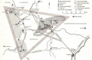 Das Montandreieck SaarLorLux (Copyright: privat/Hubertus Rolshoven, 1974) 