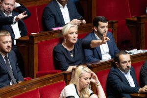 Marine Le Pen präsentiert sich gerne als Anwältin der Rentner (Copyright: Alamy)