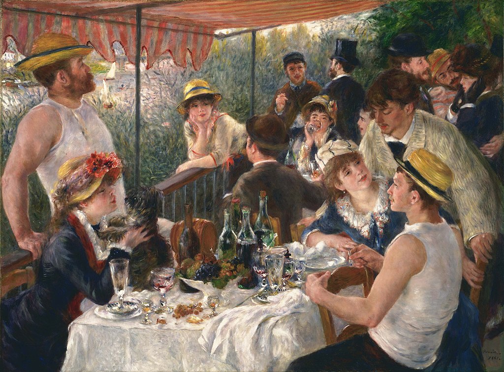Pierre-Auguste Renoir, Das Frühstück der Ruderer (1880-1881) (Copyright: Wikimedia Commons)