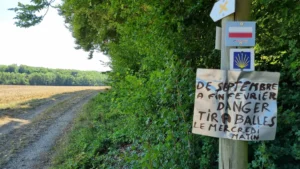 Auf dem Jakobsweg in Grand Est, 2022 (Copyright: Bernd Hüttemann)