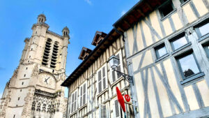 Troyes, Blick auf die Kathedrale (Copyright: Hilke Maunder)