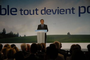 Nicolas Sarkozy im Wahlkampf, 12. April 2007 (Copyright: Wikimedia Commons)