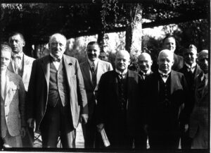 Außenminister Gustav Stresemann und Staatssekretär Carl von Schubert in Locarno (Copyright: Wikimedia Commons)
