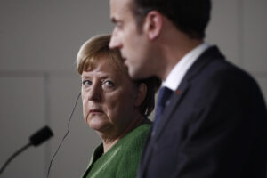 Angela Merkel et Emmanuel Macron, 23 mars 2018, Bruxelles (Copyright : Depositphotos)
