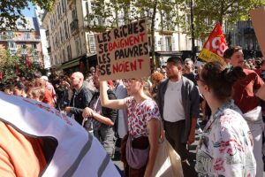 Gewerkschaftsübergreifende Kundgebung, Paris, 18. September 2025 (Copyright Wikimedia Commons)