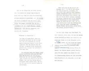 Extrait du manuscrit des mémoires de Konrad Adenauer (Copyright : Stiftung Bundeskanzler-Adenauer-Haus)