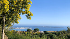 Von La Croix des Gardes hat man einen Traumblick auf die Bucht von Cannes (Copyright: Hilke Maunder)