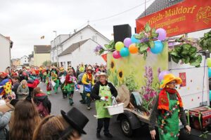 Dr' Zoch kütt ! Cortège à Vilich-Mühldorf près de Bonn, 18 février 2023 (Copyright : Wikimedia Commons)