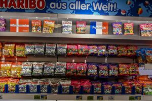 Dans le magasin Haribo de Bonn, près de l’usine de fabrication (Copyright : Wikimedia Commons)