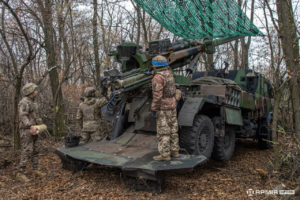 Un CAESAR en opération en Ukraine (Copyright: Wikimedia Commons)