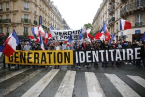 Demonstration von Génération identitaire 2017 (Copyright: Wikimedia Commons)