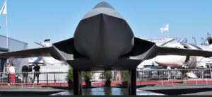 Modell im Maßstab 1:1 des zukünftigen Luftkampfsystems FCAS, Le Bourget, 2019