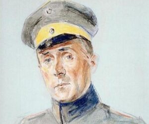 Harry Graf Kessler im Jahr 1916. Porträt von Max Liebermann