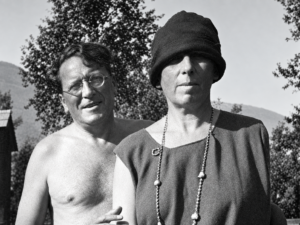 Annette Kolb und René Schickele in Ascona während des Ersten Weltkriegs (Copyright: Wikimedia Commons)