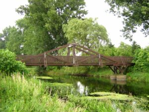 Le Rhin derrière Fehrbellin, arrondissement d’Ostprignitz-Ruppin, Brandebourg