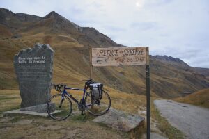 Fahrrad im Gebirge