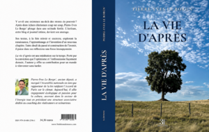 Cover des Buches "La vie d'après" von Pierre-Yves Le Borgn', auf dem Titel ein Baum auf einer Wiese bei blauem Himmel, auf der Rückseite der Klappentext