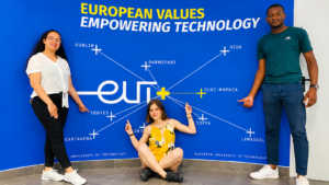 EUt+ rassemble neuf établissements d’enseignement supérieur européens, dont la Hochschule Darmstadt en Allemagne et l’Université de Technologie de Troyes (UTT) en France (Copyright : EUt+)