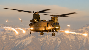 Un hélicoptère lourd de transport CH-47 Chinook. L’Allemagne en a commandé 60 aux États-Unis